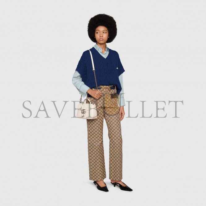 G*u*i gg marmont mini top handle bag 583571 (21*15.5*8cm)